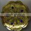 2016 silver or golden electroplating PP fruit tray/plate