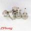 m1 - m10 carbon steel with nickel plated step shoulder knob hand tighten screw