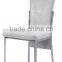 Z635 Modern 2pcs Stylish Black PU & Chrome Metal Dining Room Dining Chair