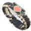 Best selling how to make paracord bracelet with logo for man