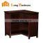 LB-VW5080 Simple style wooden corner bookcase furniture for sale