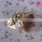 Heart shape electroplating ceramic handmade jewelry box with angel decoration