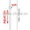 JWS-139 High Quality Rainfall Shower head set/ shower column