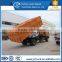 The remote control Waste compression station china howo 4x2 butt joint dump garbage truck Promotion price