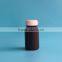 75ml Small Brown Hdpe Plastic Medicine Bottle With Tearing Cap, Medical Capsule Bottle