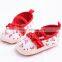 Flower Print Soft Sole Baby Girl Shoes Toddler Infant Prewalker 6-12M 12CM