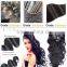 peruvian virgin hair clip in hair extension remy hair extension