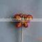 mass production lower price beautiful butterfly shape rubber custom pencil topper