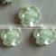 Fancy Ivory ABS imitation rose flower shape DIY finding with hole pearl beads s for jewelry making