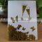 handmade Godlen invitation card DIY wishes paper gift card greeting card