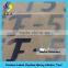 Customized high quality 3D metal nameplate tag for sanitary ware packaging accept paypal