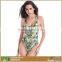 Fashion Women Beach Pattern Printed Spandex Nylon Tankinis Swimsuit