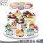 7 Tier Acrylic Cake Tower Display Stand Party Acrylic Tiers Round Black Cupcake Stand