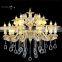 wholesale big clear 8 lights crystal chandelier Hotel chanderlier lamp living room chandelier