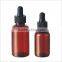 PET Plastic Boston Rounds Dropper Bottles