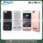 aili power bank charger battery case for iphone 6 with buile in charger plug