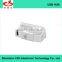Aluminum usb3.0 4 por hub for Shelves or Desks that is 1" thick or less [sliver] with LEDS