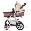 EN1888 good aluminum frame 2 in 1 baby stroller