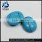 Xiangyi supply factory synthetic gems cabochon shape artificial turquoise