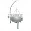 Perfect hanging flame swing charcoal grill