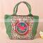 Cheap handbags in green new design China Tribal woman handbags