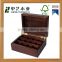 High quality compartments natral handmade wooden tea bags storage box