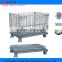 rolling wire mesh container