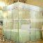 rectangular mosquito net bed canopy 100% polyester china textile factory