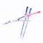 The latest style professional plastic free ball pen sample with customized logo set 10