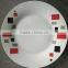 christmas gifts porcelain dinner plate , ceramic plates for christmas celebration