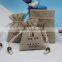 Eco fancy cheap mini drawstring jute linen bags for gift
