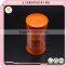 Tinplate costomized plastic cylinder with iron lid