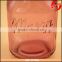 Hot Colored Carved 480ml 16OZ Glass Mason Jar With Lid