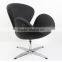 Gray Wool Swan Chair #ABL0001---Lounge Chair