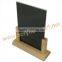 new style wooden menu holder with chalkboard/wooden menu holder with chalkboard/tabletop menu holder