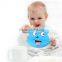 many color available 100% silicone baby bib for feeding