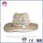 Straw Hat Roll Up Brim Folk Style Hat