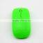 5 colors Ultra-thin Wireless mouse 2.4 GHZ usb Mouse Flat Optical Mouse