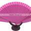 Pure Color Business Advertisement Folding Hand Fan With Custom Logo