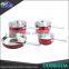 Wholesale high quality 7pcs mirror polish Non-stick stainless steel cookware with glass lid