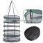 Hydroponic plant growing system 4layers 6layers 8layers 2ft 2.5ft 3ft detachable round Oxford cloth drying rack / dry net