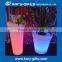 Luminous garden plastic led flower pot rechargeable flower planters