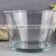 ice bucket/ice bucket glass/glass ice bucket