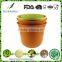 Hot Colorful Cheap Bamboo Fiber Flower Pots Wholesale