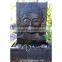 fengshui decoration waterfall natural stone buddha face fountain