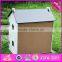 2016 Hot Item kids wooden small toy house, top fashion baby wooden small toy house W06A154