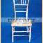 white wedding resin banquet hall chairs