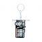 OEM waterproof personal beautiful small cute gift silicone keychain keyring