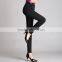 Cotton elastic Leggings Black stretch pants waist slimming leisure slim trousers custom made as your need