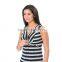wholesale cheap striped sleeveless maternity dress china factory
